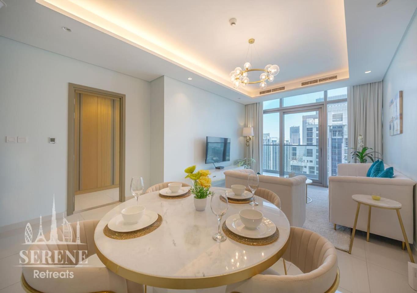 דירות דובאי Serene Retreats Paramount 2 Bed Flat With Burj View מראה חיצוני תמונה