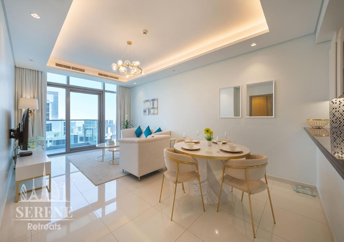 דירות דובאי Serene Retreats Paramount 2 Bed Flat With Burj View מראה חיצוני תמונה